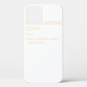 Snowboarding Coach Definition Funny Snowboarder Case-Mate iPhone Case