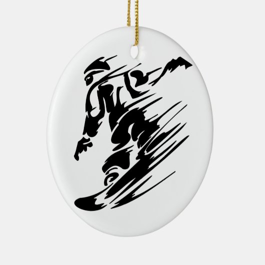 Snowboarding Extreme Sport Ornament (Rechts)