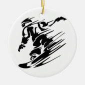 Snowboarding Extreme Sport Ornament (Voorkant)