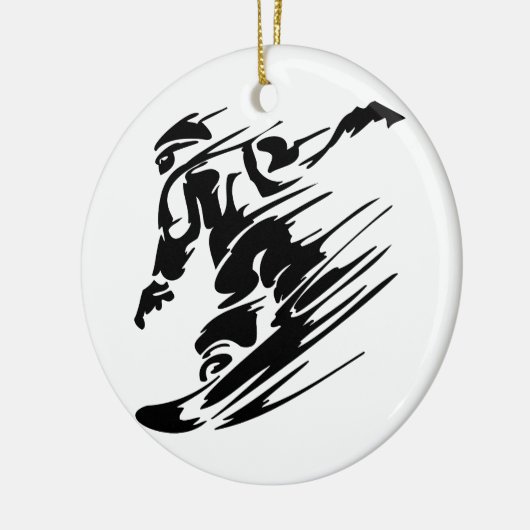 Snowboarding Extreme Sport Ornament (Links)