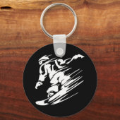 Snowboarding Extreme Sport Sleutelhanger (Voorkant)