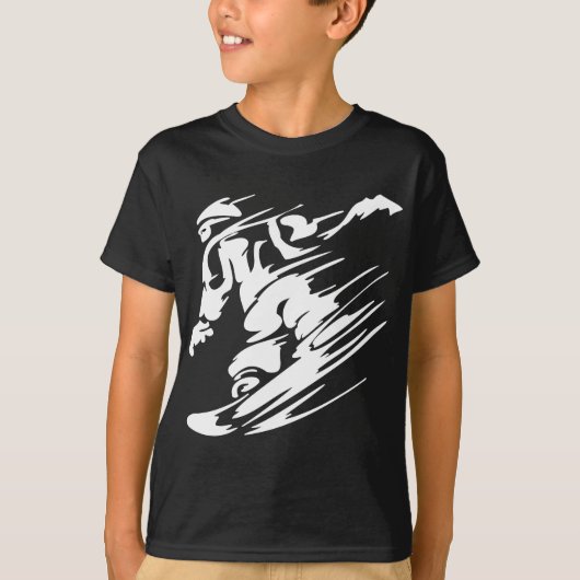 Snowboarding Extreme Sport T-shirt (Voorkant)
