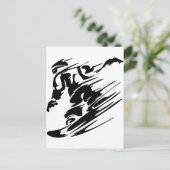 Snowboarding Extreme Sports Briefkaart (Staand voorkant)