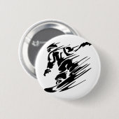Snowboarding Extreme Sports Ronde Button 5,7 Cm (Voorkant /achterkant)