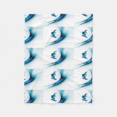 Snowboarding Fleece Deken (Voorkant)