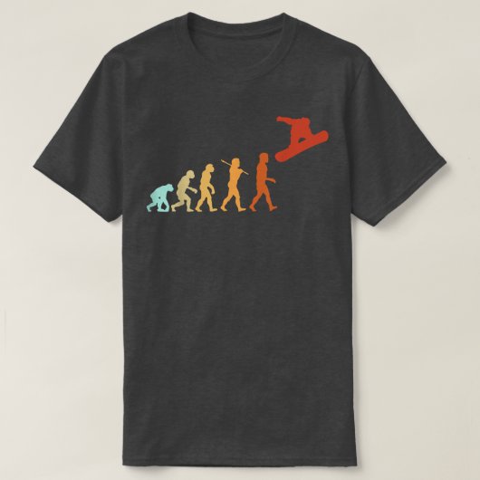 Snowboarding Freestyle Evolution T-shirt (Design voorkant)