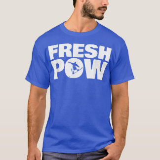 Snowboarding Fresh Pow Snowboard Thémélik T-shirt