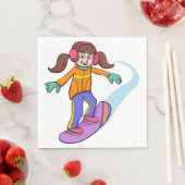 Snowboarding Girl Servet (Insitu)