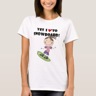 Snowboarding Girl Tshirts en Gifts