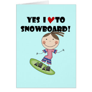 Snowboarding Girl Tshirts en Gifts