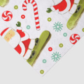 Snowboarding Holiday Gift Tissuepapier (Detail)
