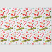 Snowboarding Holiday Gift Tissuepapier (Voorkant)