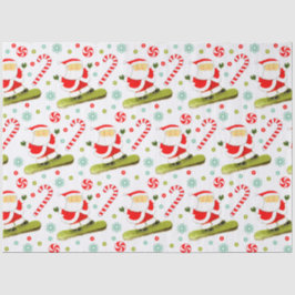Snowboarding Holiday Gift Tissuepapier