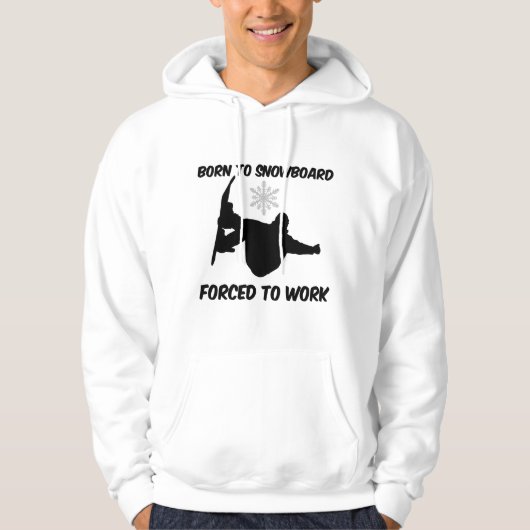 Snowboarding Hoodie (Voorkant)