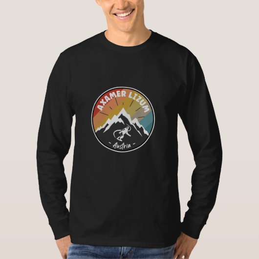 Snowboarding in Axamer lizum Austria T-shirt (Voorkant)