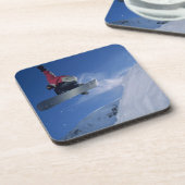 Snowboarding in Snowbird Resort, Utah (MR) Bier Onderzetter (Linkerzijde)