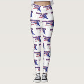 Snowboarding is een leven dat leeft leggings (Voorkant)