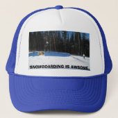 SNOWBOARDING IS GEWELDIGE TRUCKER PET (Voorkant)