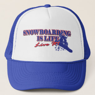 Snowboarding-is-Life-Live-It Trucker Pet