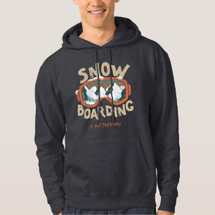 Snowboarding is mijn THEMA Funny Mountain Winter Hoodie