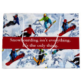 Snowboarding is niet alles large cadeautasje (Voorkant)