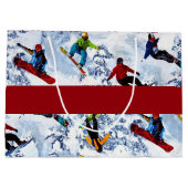 Snowboarding is niet alles large cadeautasje (Achterkant)