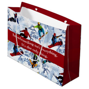 Snowboarding is niet alles large cadeautasje