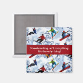 Snowboarding is niet alles magneet (Voorkant / Achterkant)