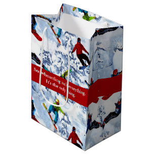 Snowboarding is niet alles medium cadeauzakje