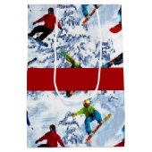 Snowboarding is niet alles medium cadeauzakje (Achterkant)