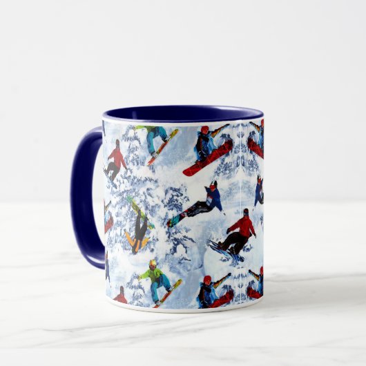 Snowboarding is niet alles mok (Voorkant links)