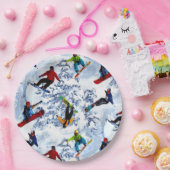 Snowboarding is niet alles papieren bordje (Feest)