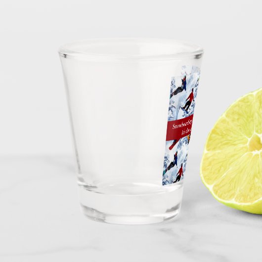 Snowboarding is niet alles shot glas (Links)