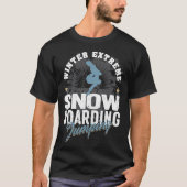 Snowboarding Jumping T-shirt (Voorkant)