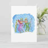 Snowboarding Kaart (Staand voorkant)