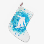 Snowboarding Kleine Kerstsok (Voorkant (Hangend))