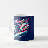 Snowboarding Koffiemok (Voorkant links)