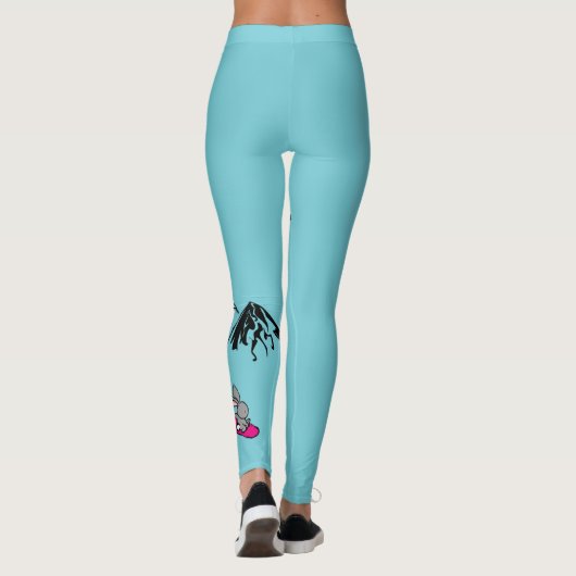 Snowboarding leggings (Achterkant)