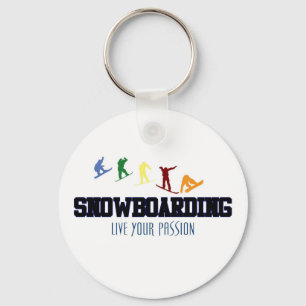 SNOWBOARDING-LIEVE UW PASSIE SLEUTELHANGER