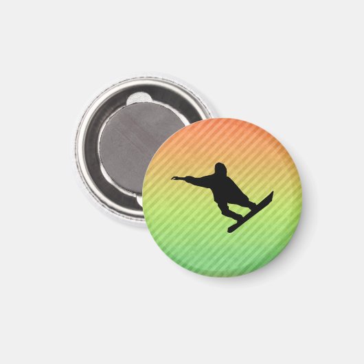 Snowboarding Magneet (Voorkant / Achterkant)