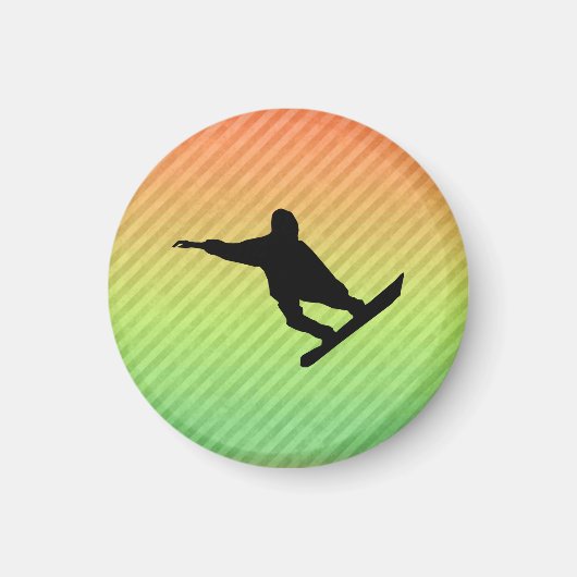 Snowboarding Magneet (Voorkant)