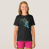 Snowboarding over Skiing T-shirt (Voorkant volledig)