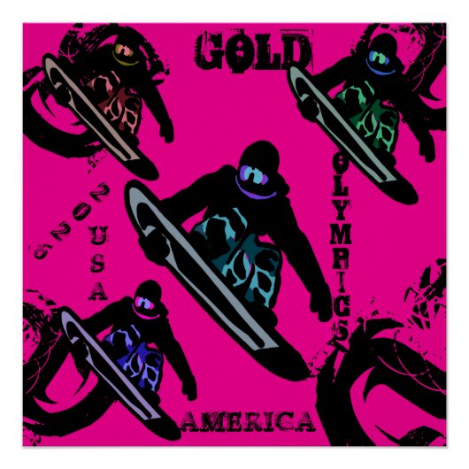 SNOWBOARDING  PERFECT POSTER (Voorkant)