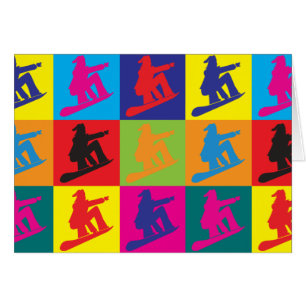Snowboarding Pop Art