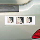 Snowboarding/Pop Art Bumpersticker (Op auto)