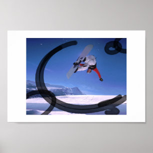Snowboarding Poster