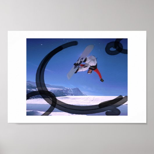 Snowboarding Poster (Voorkant)