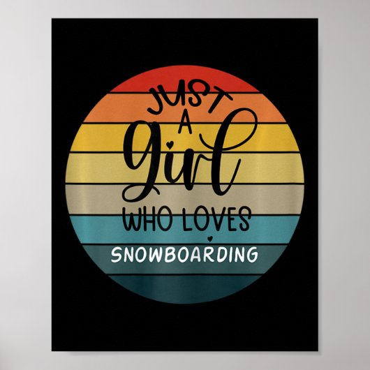 Snowboarding Poster (Voorkant)