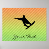 Snowboarding Poster (Voorkant)