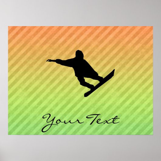 Snowboarding Poster (Voorkant)